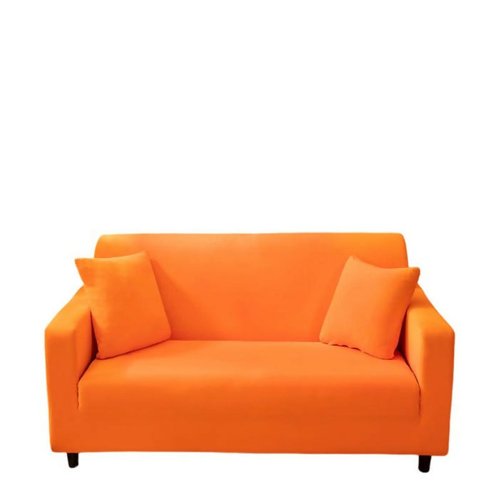 Anyhouz Sofa Cover Plain Orange Style and Protection