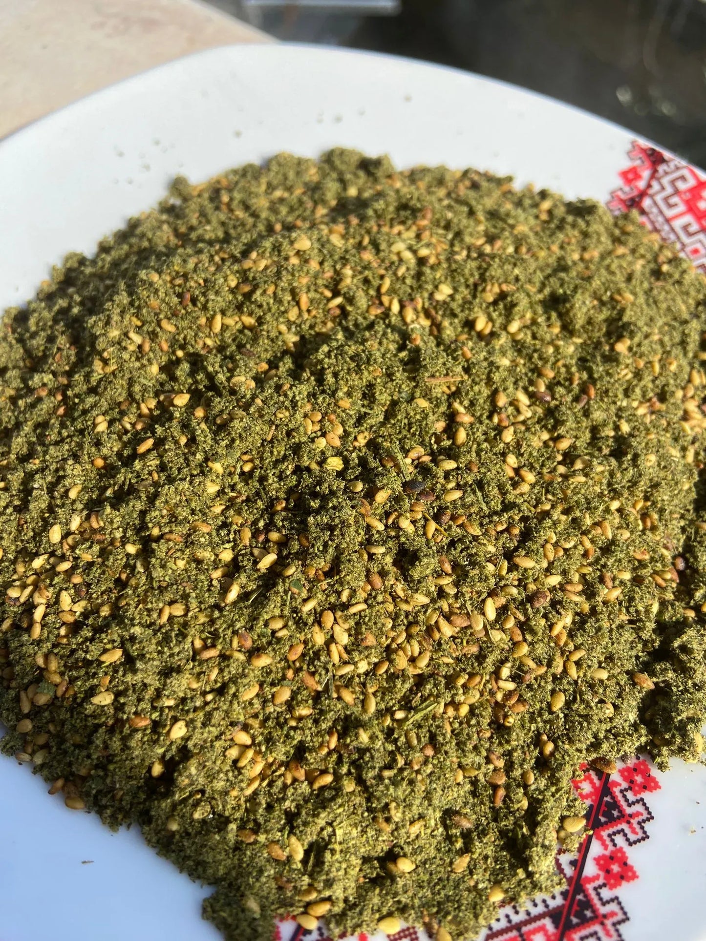 Qalqilya Palestinian Za’atar Mix Extra 500g – Zaatar for Manakish, Cheese & Healthy Appetizer