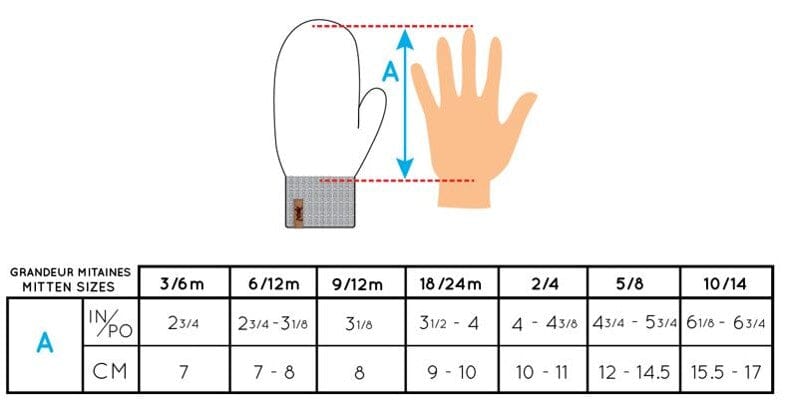 Lined Baby Mittens Chanterelle
