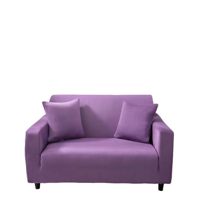 Anyhouz Sofa Cover Plain Purple Style and Protection