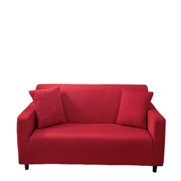 Anyhouz Sofa Cover Plain Red Style and Protection