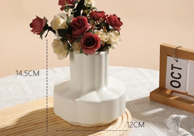 Anyhouz Flower Vase Small Nordic Style Pot Home Decor