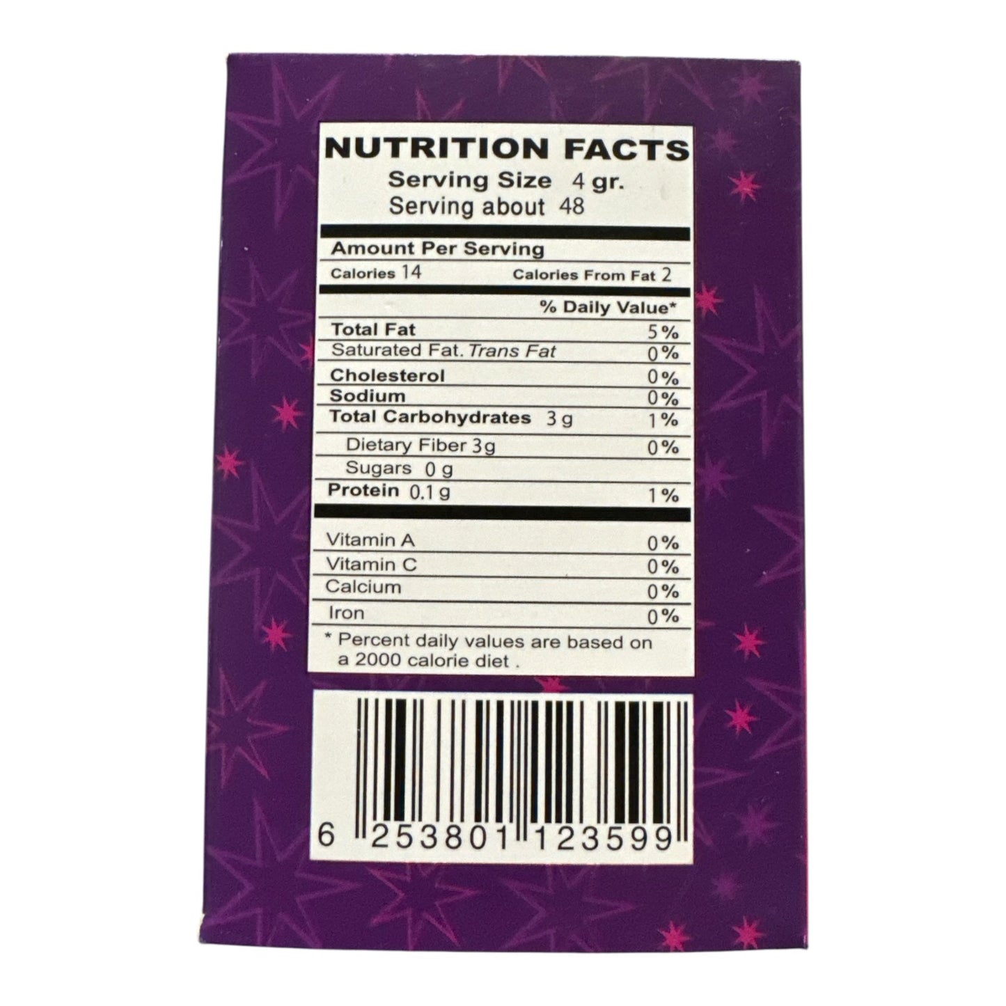 ABDERRAHIM Arabic Chewing Gum (6 × 2g Packs) – Natural Mastic Resin FOODS ZaytunaMart.ca