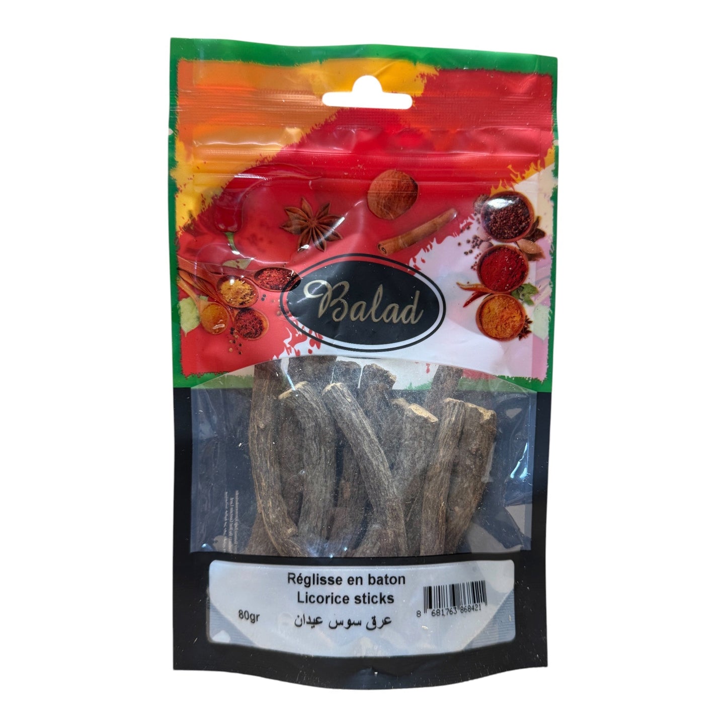 Bâtons de réglisse Balad 80g (réglisse, Ark Souss)