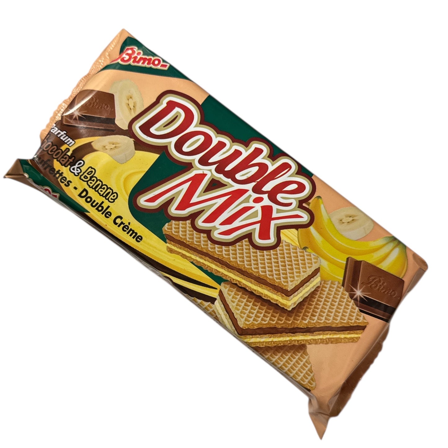 Bimo Double Mix Gaufrette – Chocolat & Banane (200g)