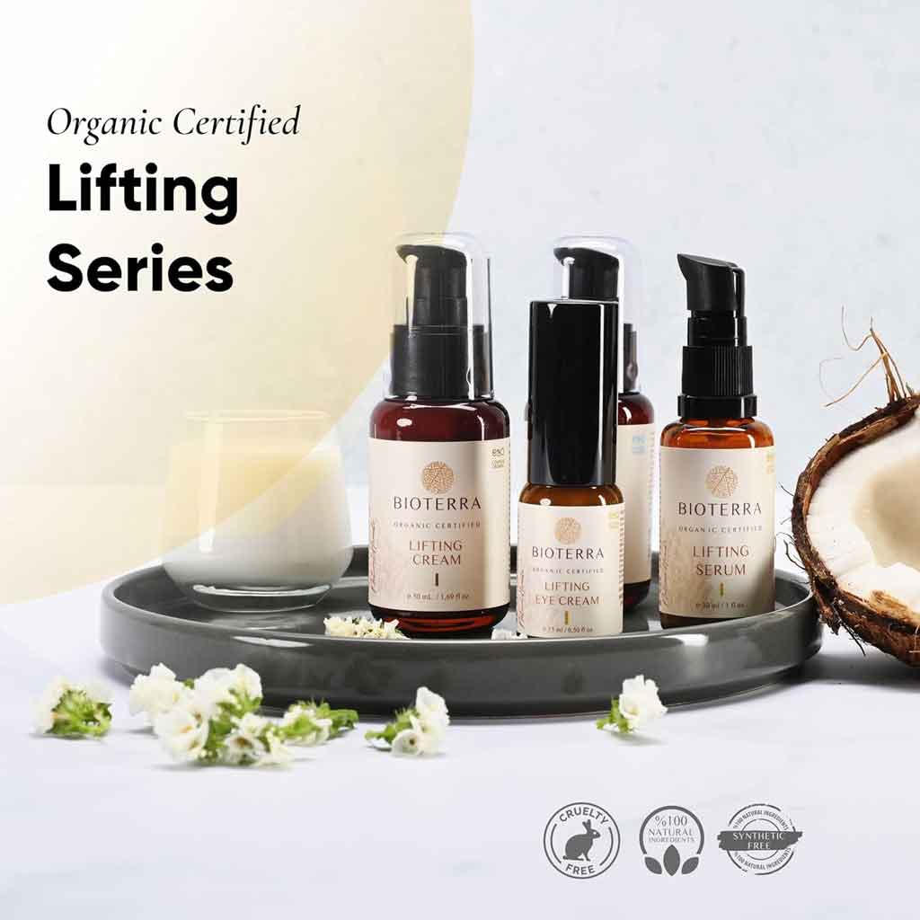 Bioterra Organic Collagen-Boosting Anti-Aging Face Cream – 50 ml | Smooths & Firms Skin