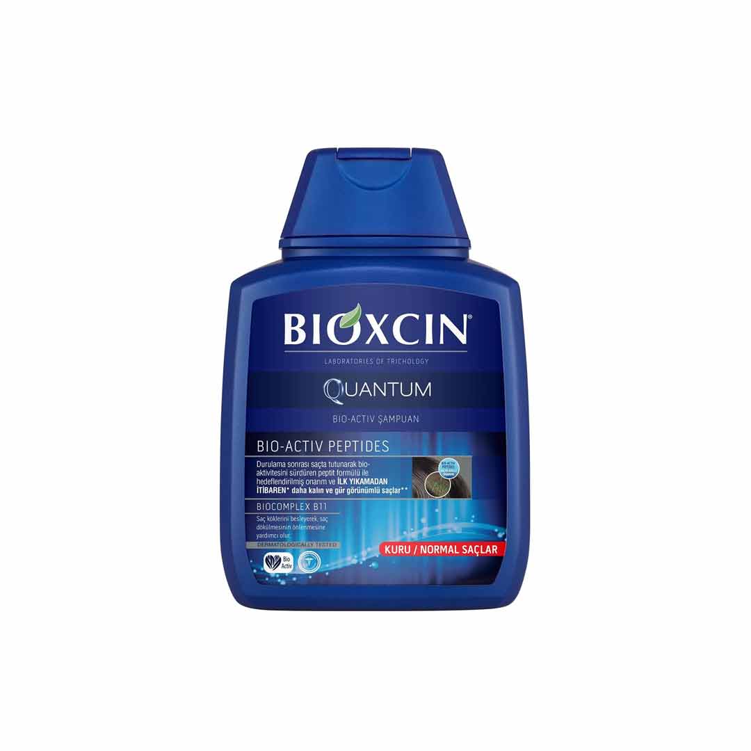 Bioxcin Quantum Shampoo – For Dry & Normal Hair – 300 ml | Strengthens & Nourishes