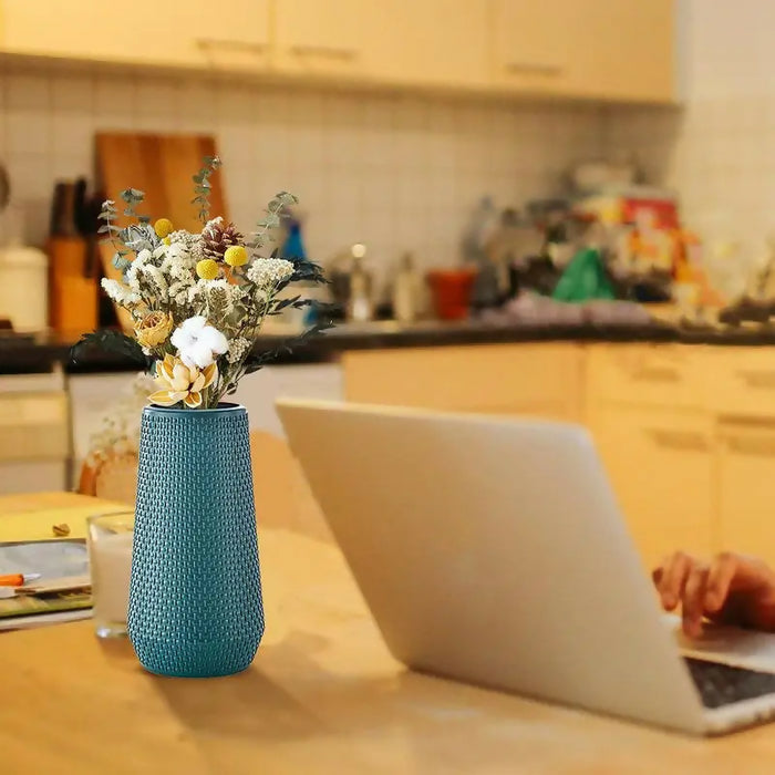 Anyhouz Flower Vase Coral Large Nordic Plastic Pot Living Room Decor