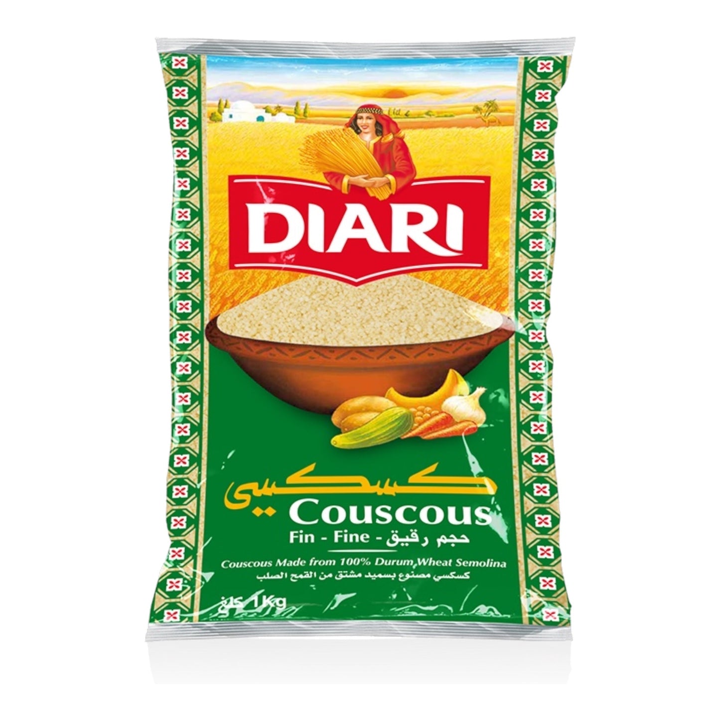 DIARI Tunisian Couscous Fine 1kg