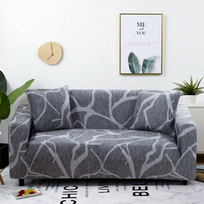 Anyhouz Sofa Cover Dark Gray Style and Protection For Living Room
