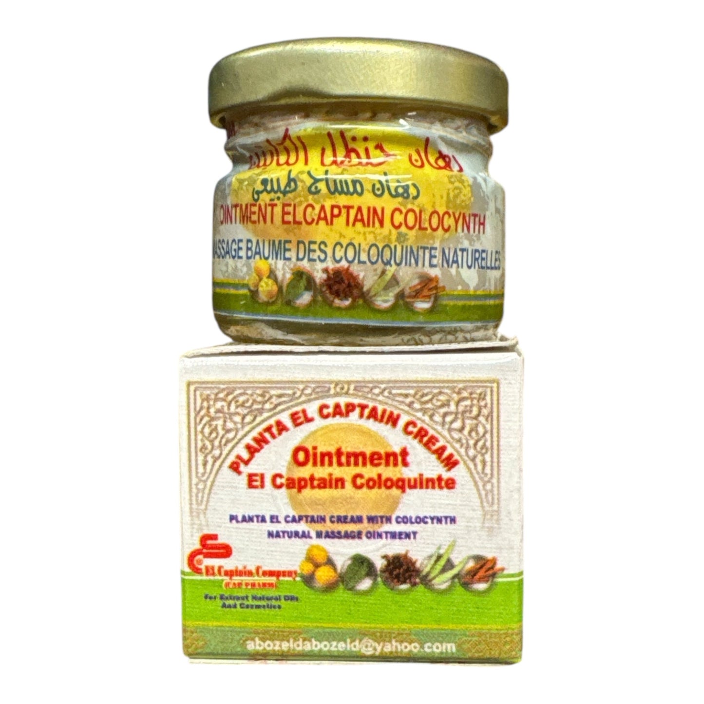 El Captain Cologuint Ointment – Crème de massage naturelle à base de plantes 30 ml