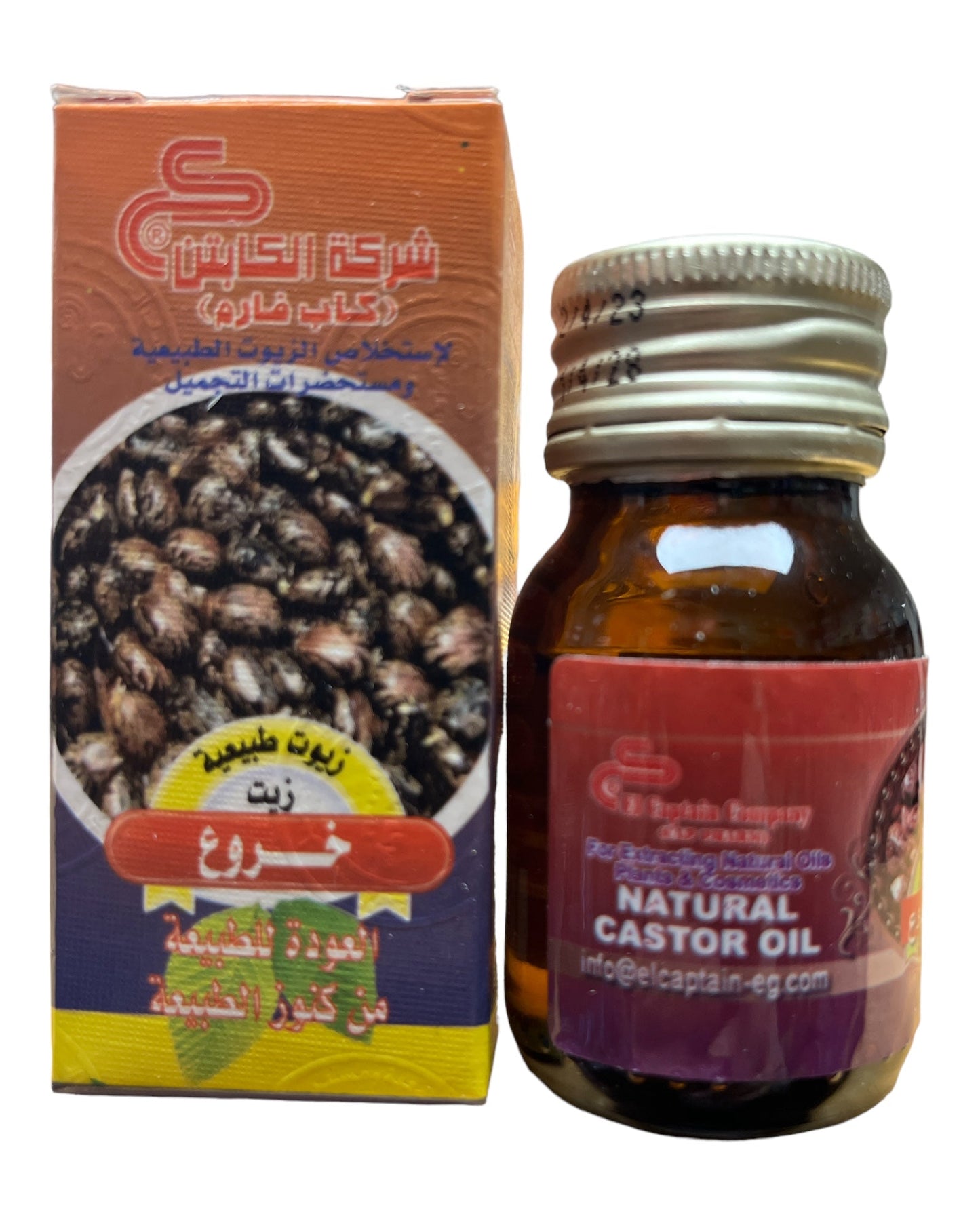 El Captain Huile de Ricin Cosmétique Naturelle 30ml