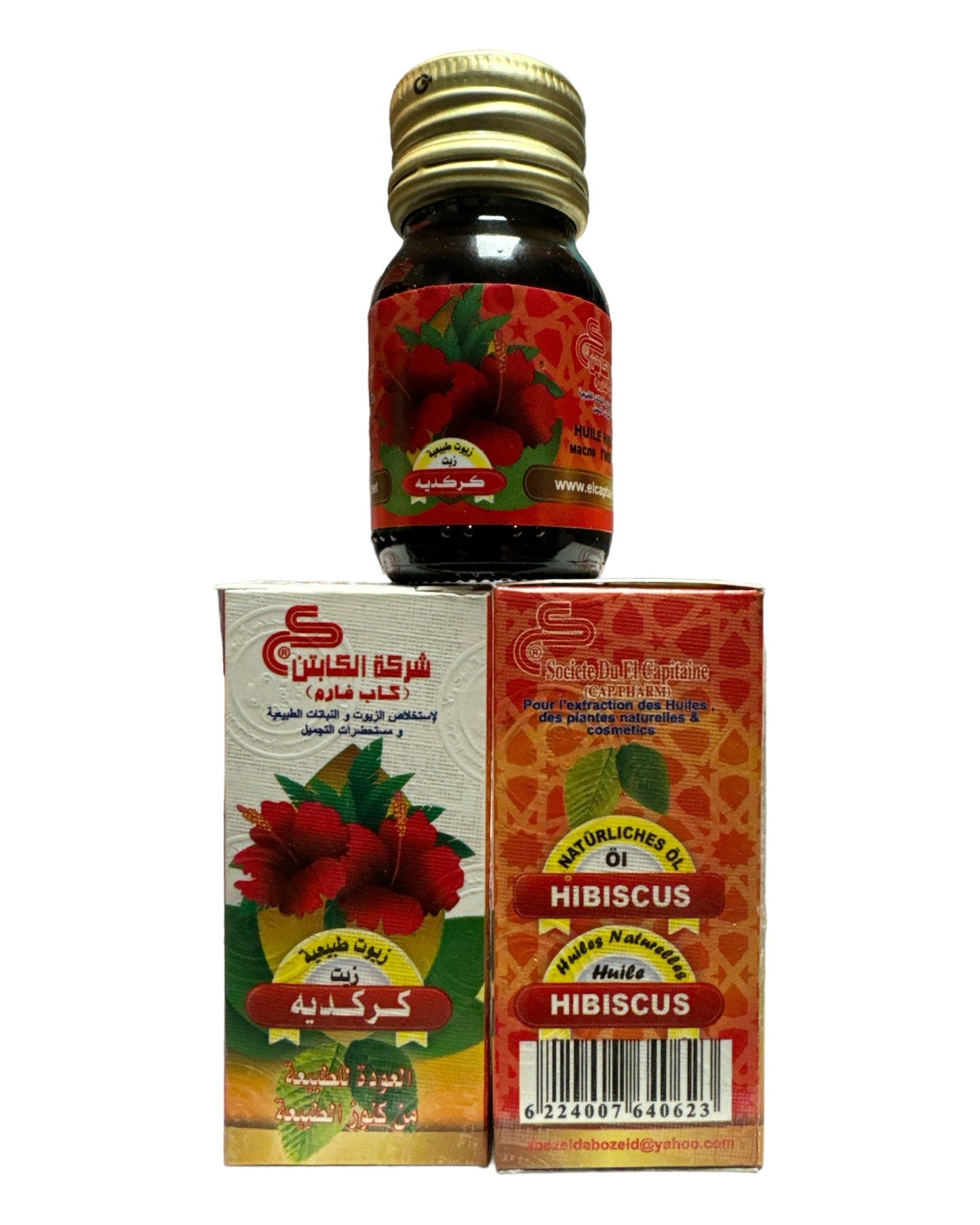 El Captain Huile Cosmétique Naturelle Hibiscus 30ml