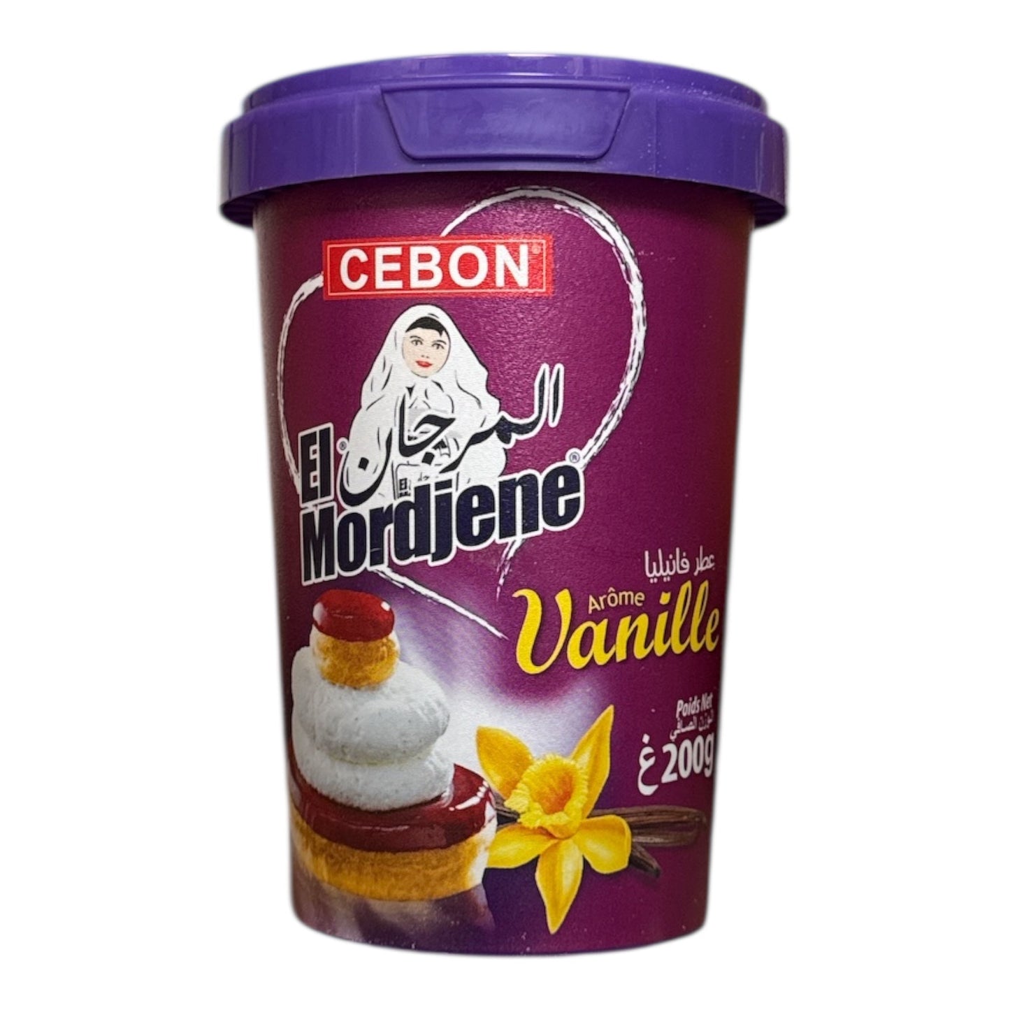 El Mordjene Vanille en Poudre 200 g – Cebon Arôme Vanille