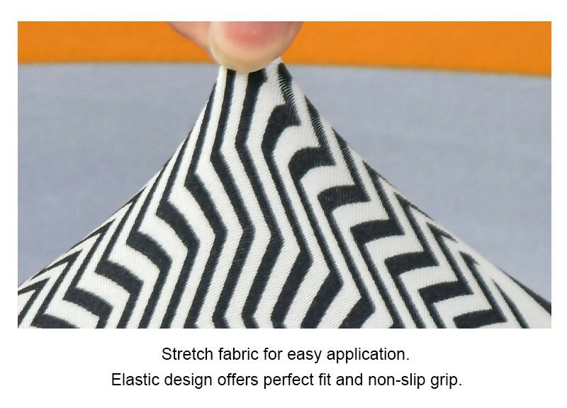 Anyhouz Office Chair Cover All Seasons Design Non-Slip Rotating Seat