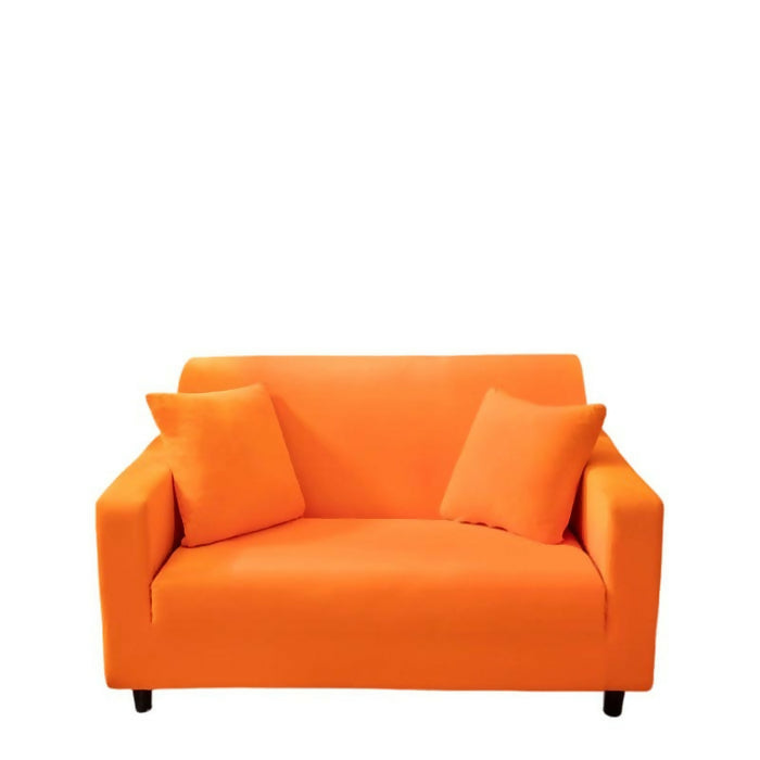Anyhouz Sofa Cover Plain Orange Style and Protection
