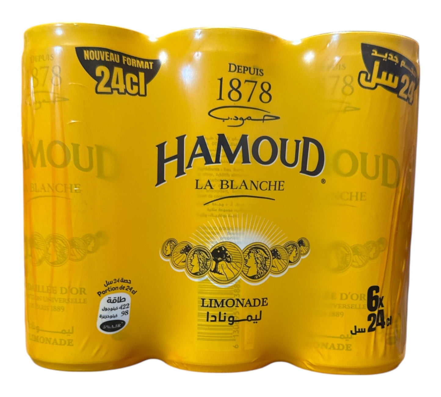 Boisson Hamoud 6 x 24cl – Limonade algérienne