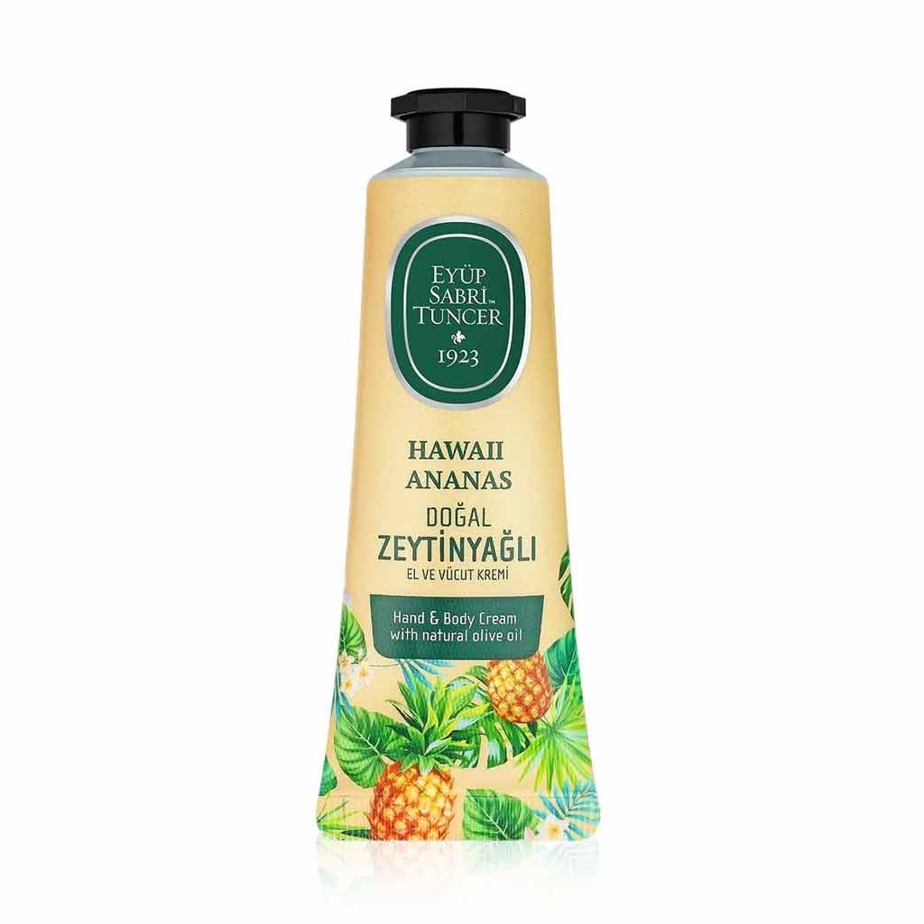 Hawaii Pineapple Olive Oil Hand & Body Cream – 50 ml | Tropical Hydration & Sunny Freshness