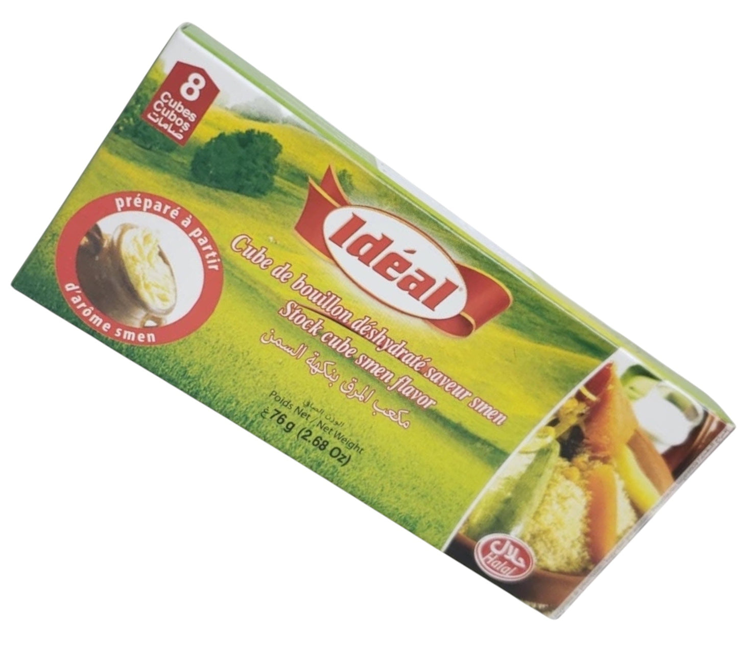Bouillon IDEAL Ghee Smen 8 cubes Halal