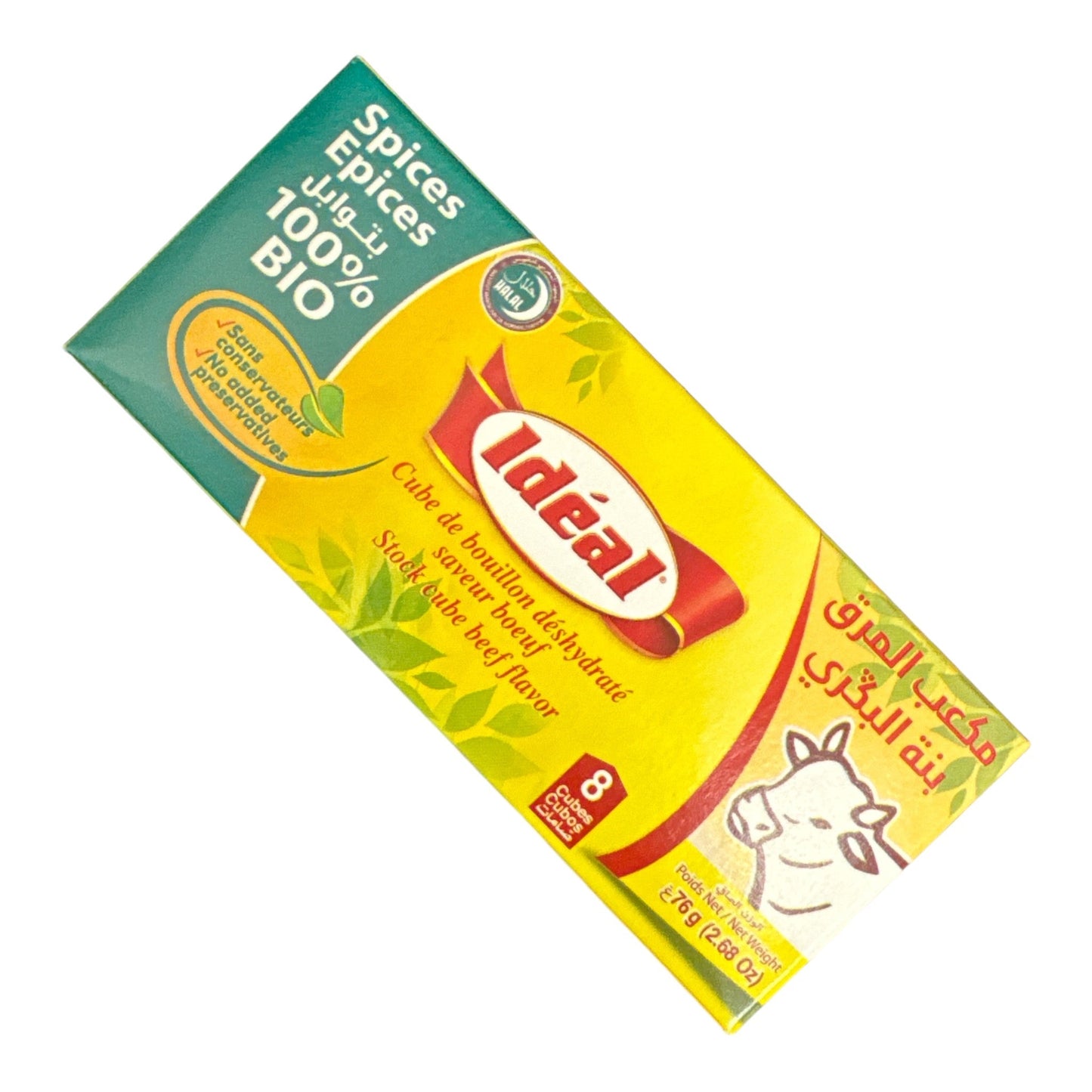 IDEAL Damti Broth stock Beef Bouillon Boeuf 8 cubes