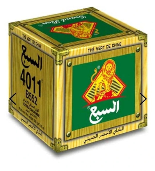 Green Tea 4011 Chaara Sbaa 200g FOODS ZaytunaMart.ca