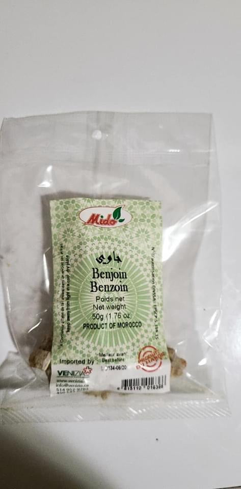 Benzoin Jaoui stone Mido 50g FOODS ZaytunaMart.ca
