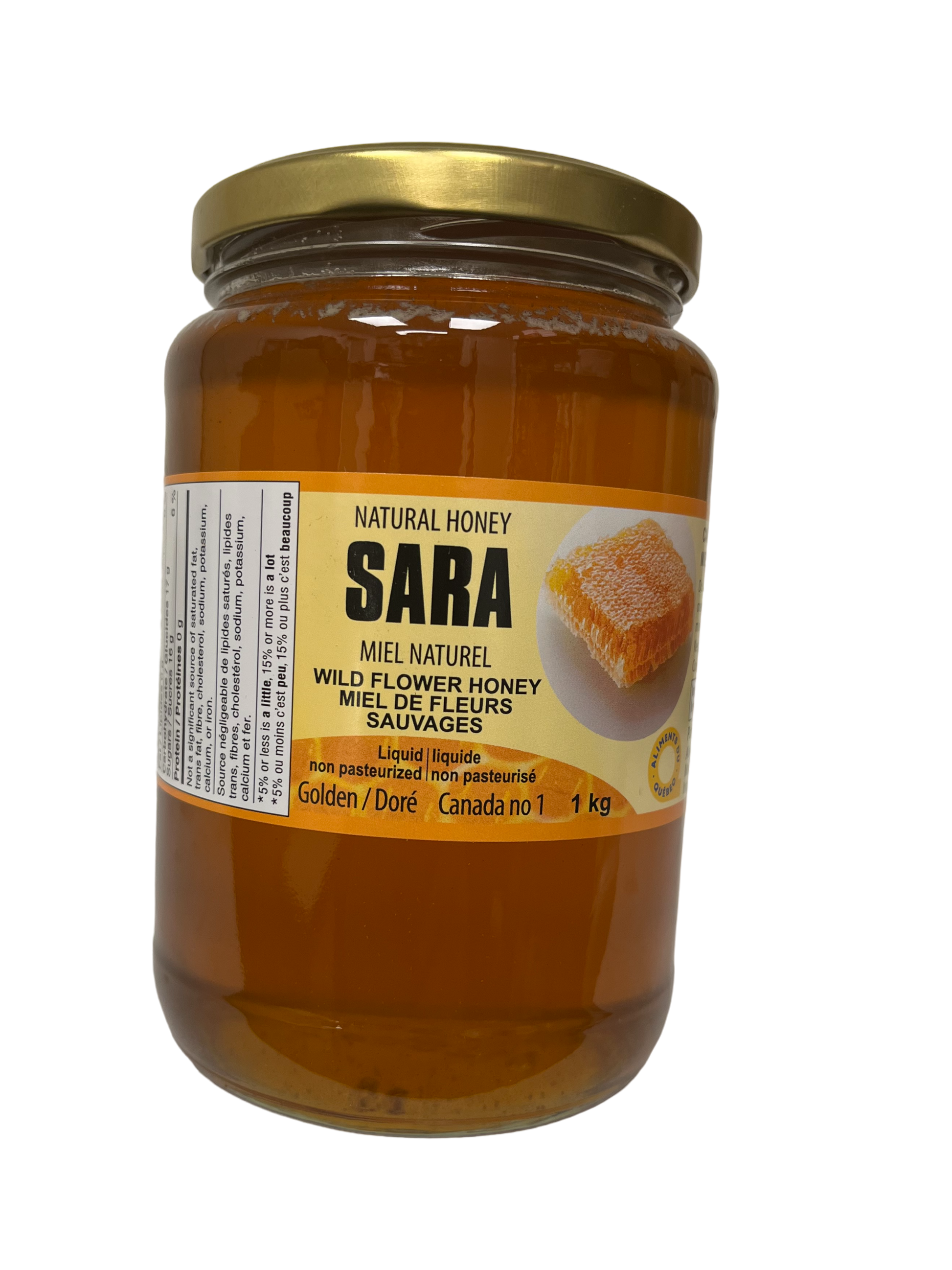 Sara Wild Flower Natural Honey Quebec FOODS Zaytunamart.ca