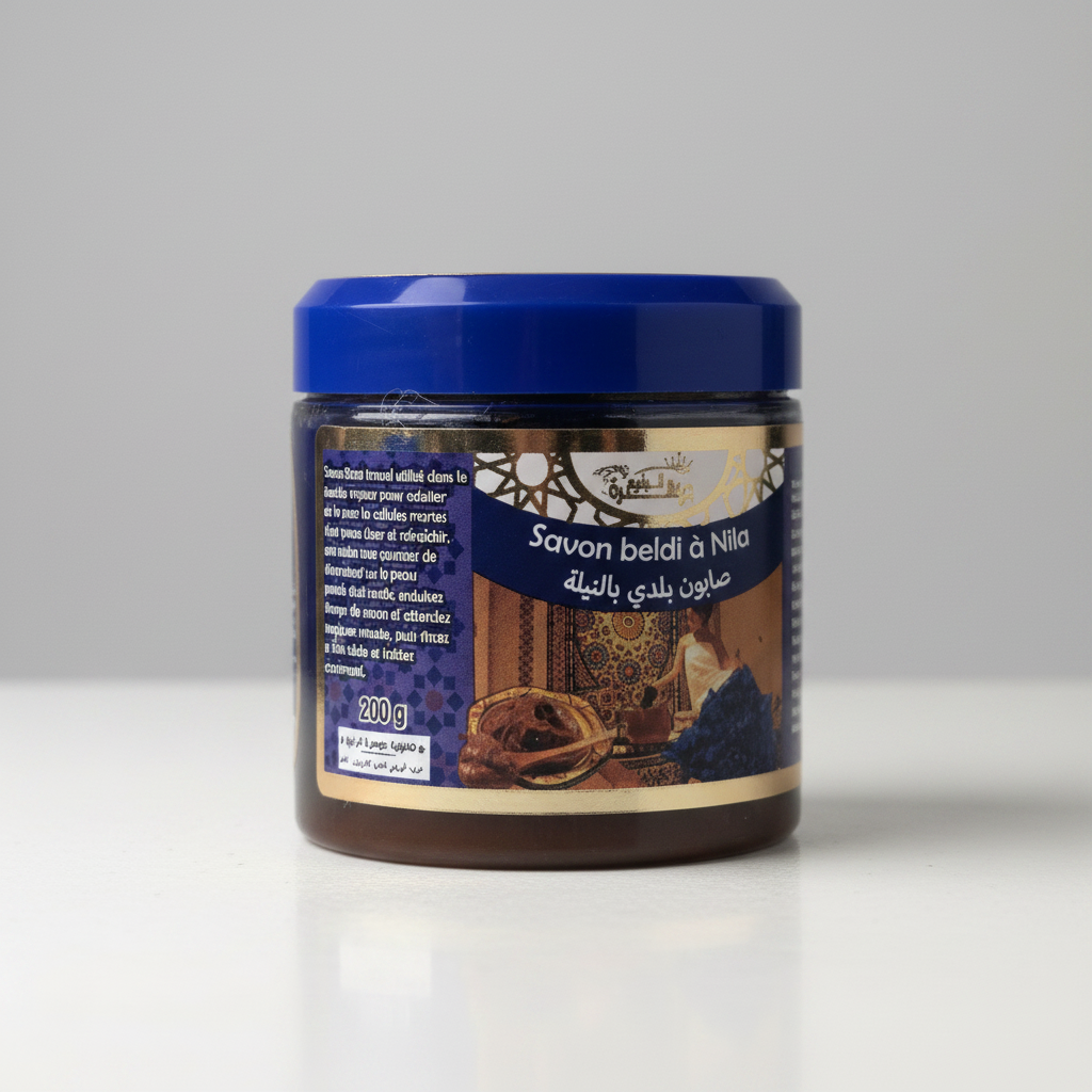 SAVON BELDI Nila Traditional Moroccan Black Soap 200g