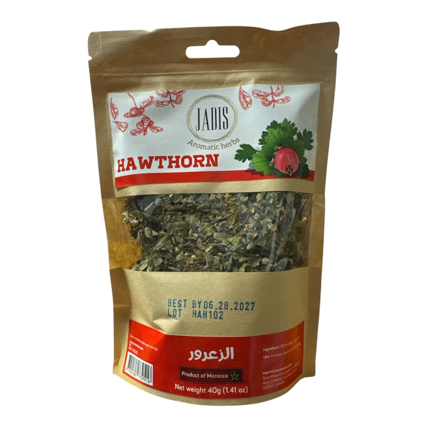 Feuilles d'aubépine JADIS 40g