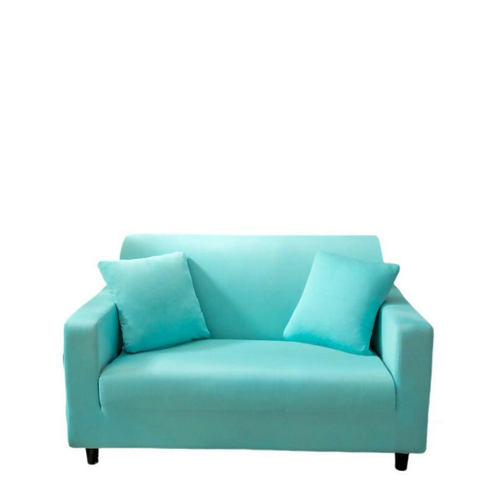 Anyhouz Sofa Cover Plain Blue Style and Protection