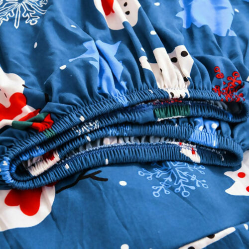 Anyhouz Sofa Cover Blue Christmas Design Dust Proof Chair Tub Slipcover Home Decor