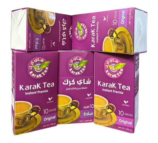 Karak Tea Instant Premix Original Chai - 5 Pack (10 Sachets Each) FOODS ZaytunaMart.ca