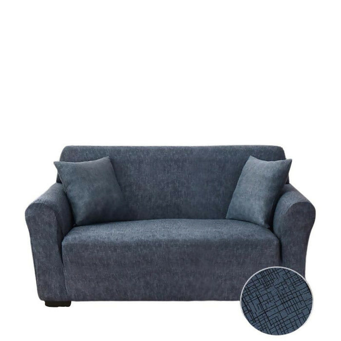Anyhouz Sofa Cover Navy Blue Style and Protection For Living Room