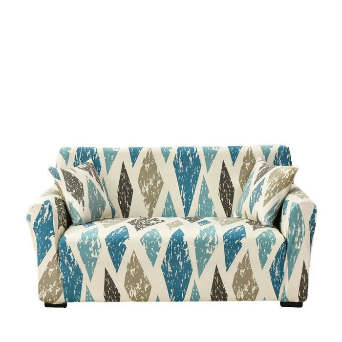 Anyhouz Sofa Cover Khaki Blue Style and Protection For Living Room