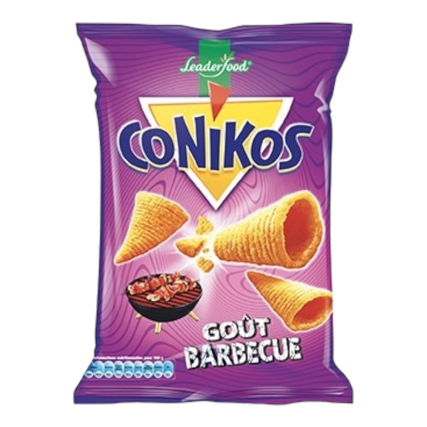 Chips CoNiKoS saveur barbecue Leader Food 80g