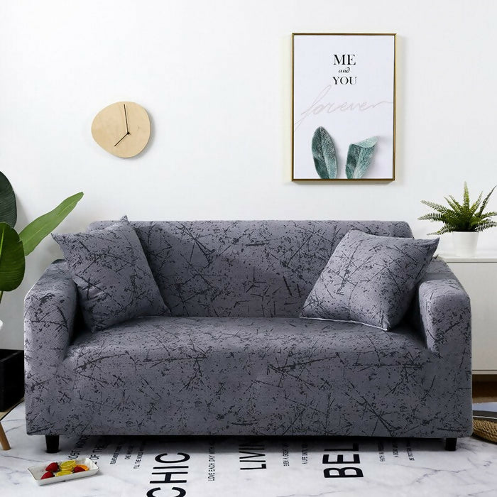 Anyhouz Sofa Cover Marble Gray Style and Protection For Living Room