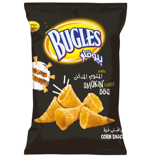 Mahboul BUGLES Corn Snack with Smokin BBQ Flavour (120g) Chips ZaytunaMart.ca