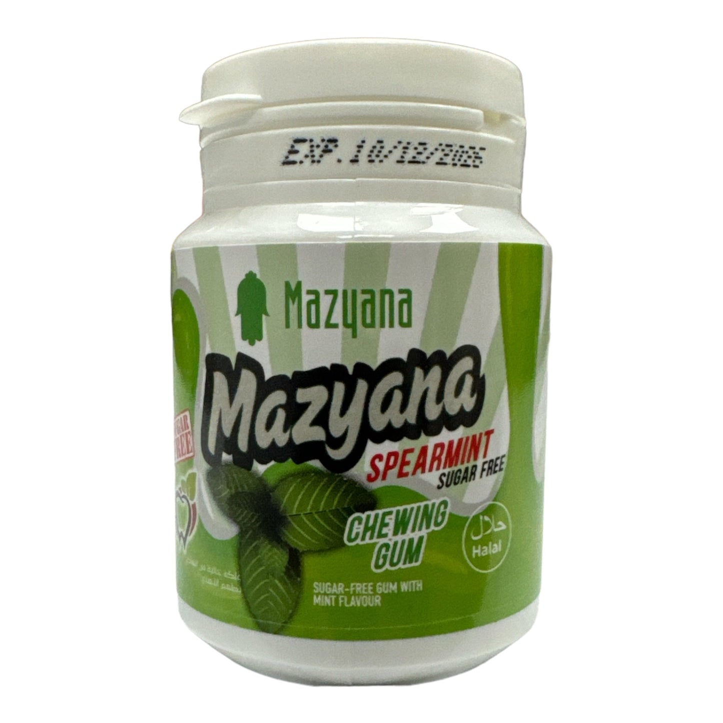 Mazyana Halal Chewing-gum sans sucre Menthe 70g