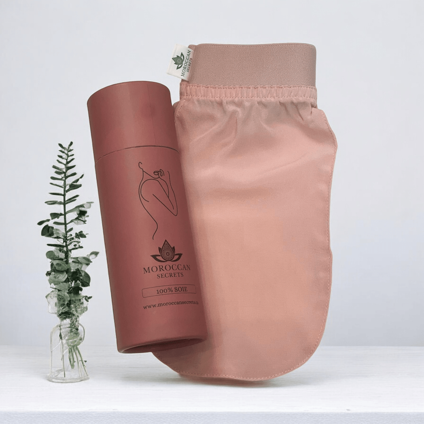 Moroccan 100% Silk Exfoliating Mitt Hammam, body Scrub Glove: Kessa - ZaytunaMart.ca
