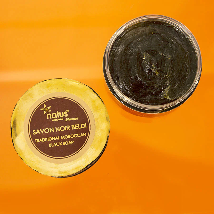 Beldi black soap with argan oil and black cumin oil