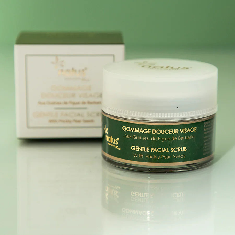 Gentle Facial Scrub with Prickly Pear Seeds Oil