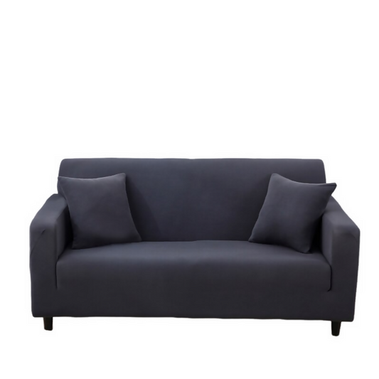 Anyhouz Sofa Cover Plain Dark Grey Style and Protection