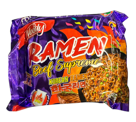 Noody Halal Instant Korean RAMEN Beef Supreme 120g FOODS Noody