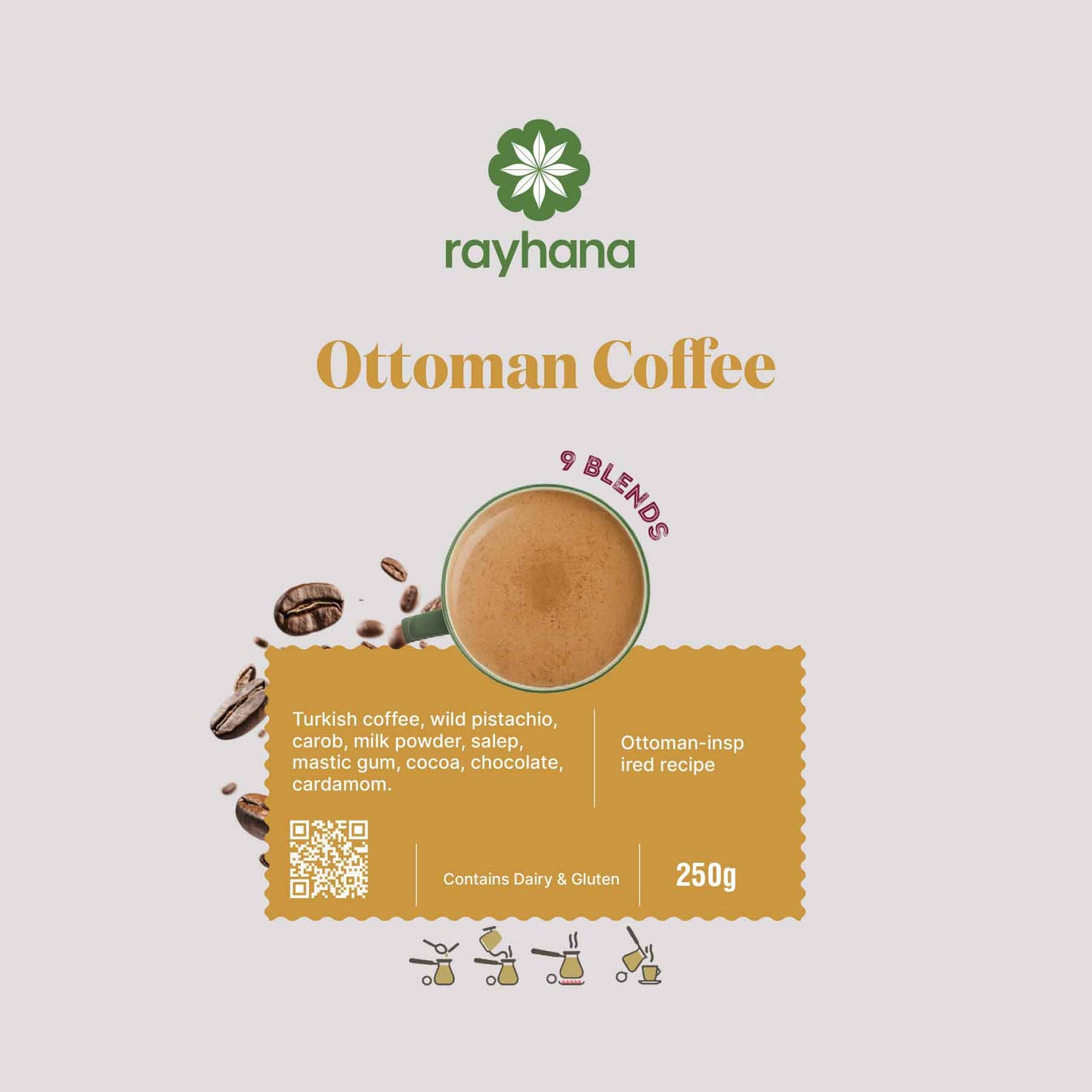Ottoman Coffee – 9-Bean Premium Blend by Rayhana
