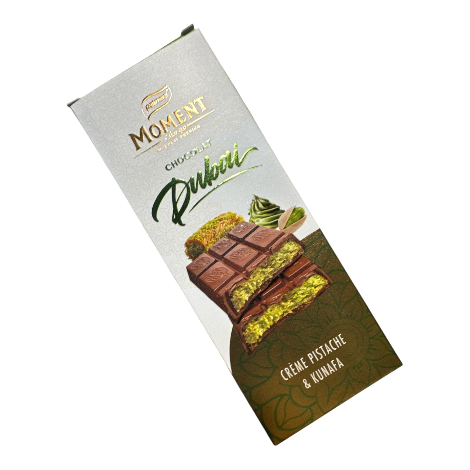 Palmary Moment Dubai Pistachio & Kunafa Chocolate Bar (150g) FOODS ZaytunaMart.ca