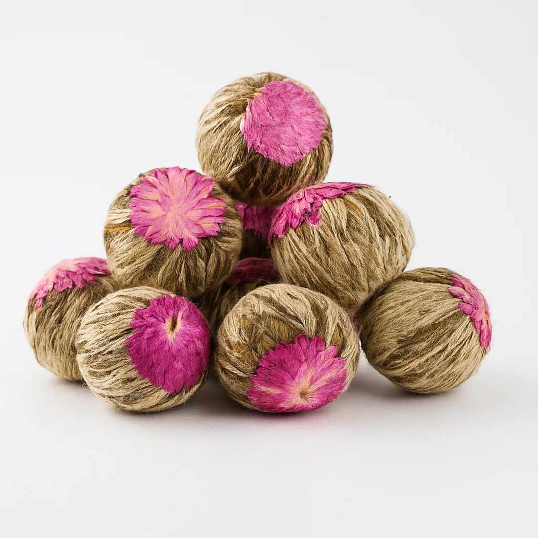 Pink Pearl Blossom Tea | Balls Blooming Tea