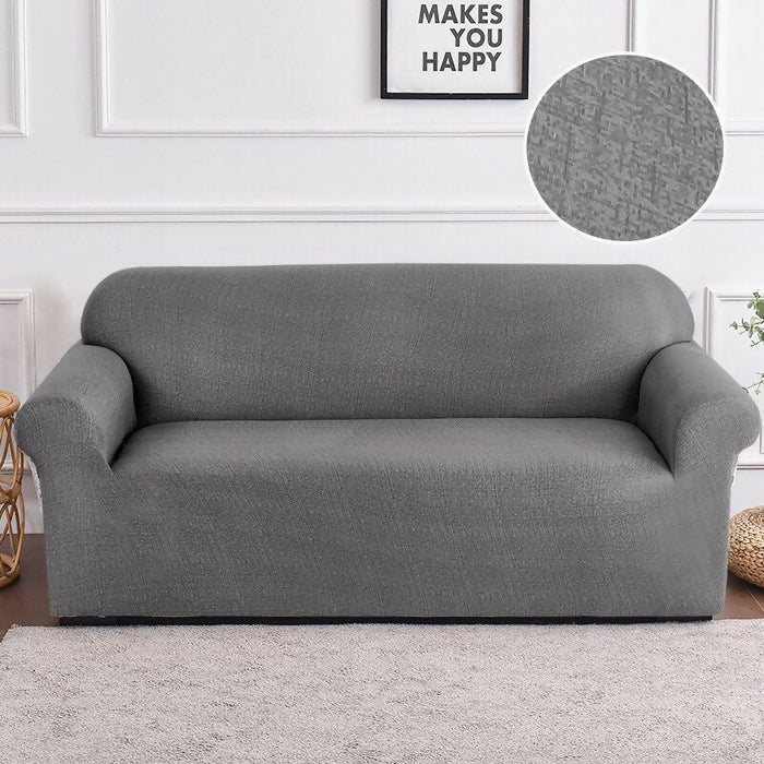 Anyhouz Sofa Cover Solid Gray Style and Protection For Living Room