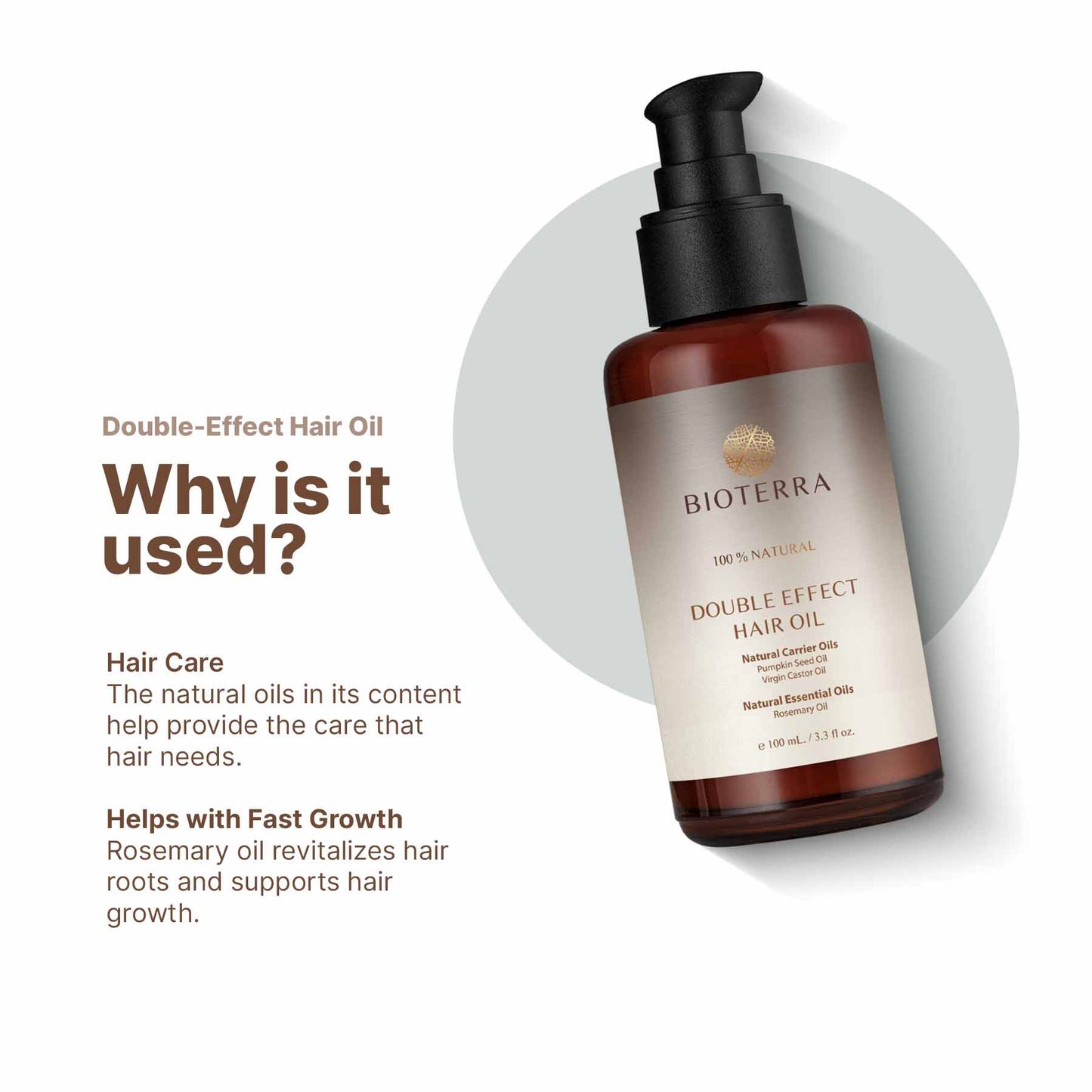 Bioterra Organic Double Effect Hair Oil