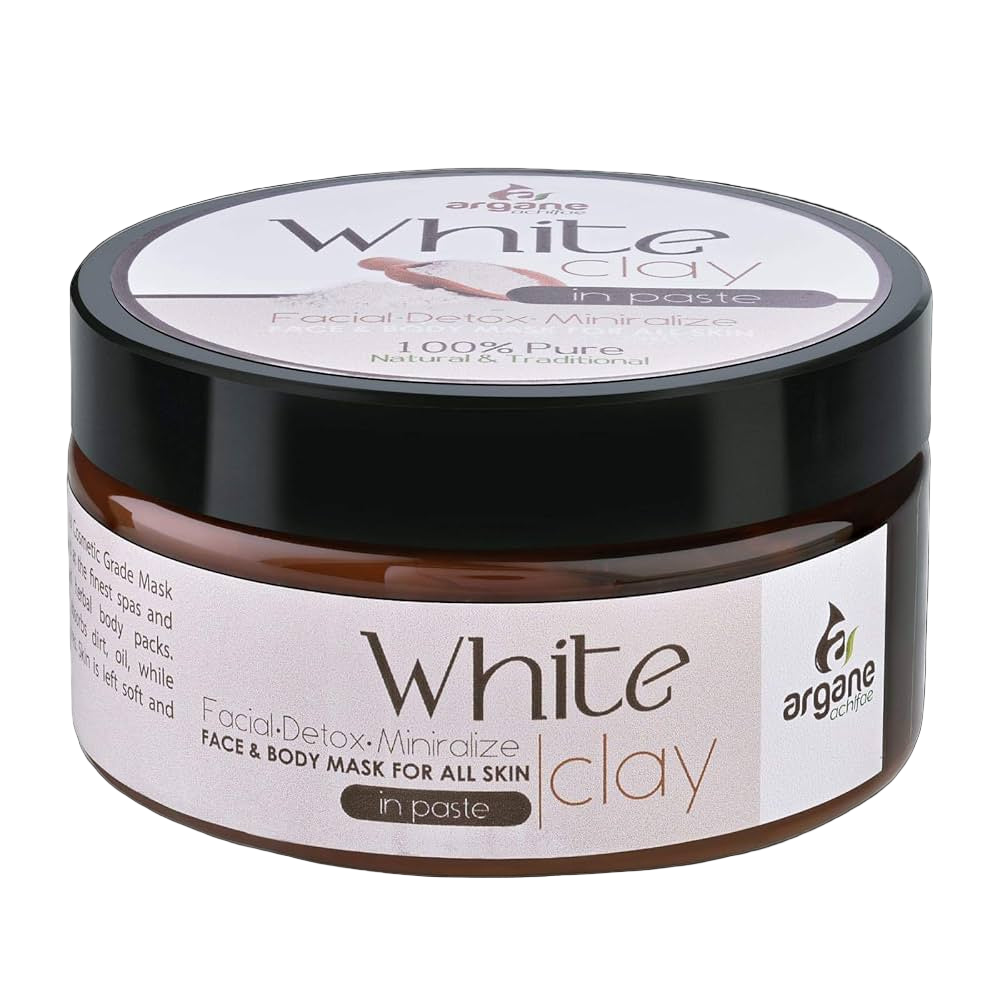 Argane achifae Masque à l'argile blanche (White clay in paste) 200 gr
