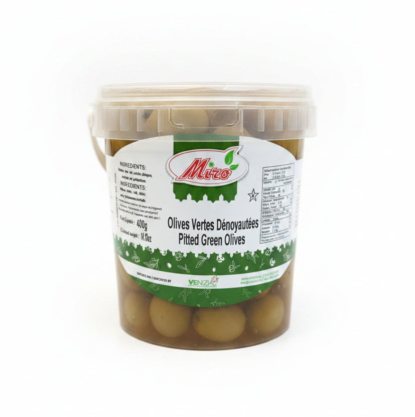 MIRO Pitted Green Olives 400g